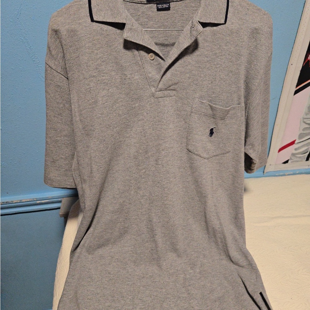 Ralph Lauren Light Gray Polo Shirt